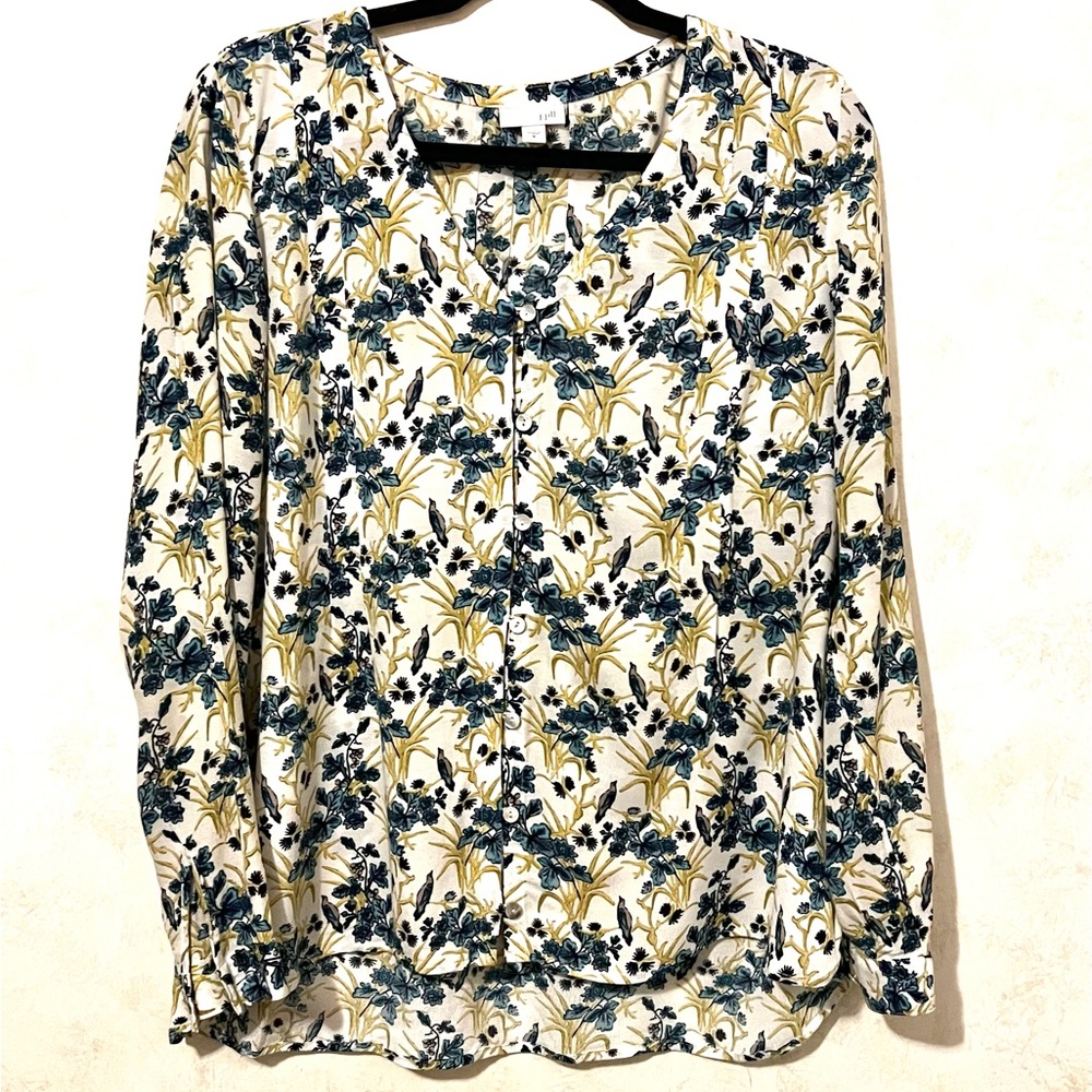 J Jill Brand Blouse: Size: Medium